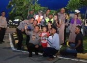 Polisi Beri Yanmas di Rest Area Tol KM 575 B Ngawi