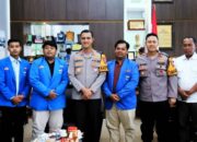 Kapolres Magetan Terima Audiensi dengan Pengurus Baru PMII