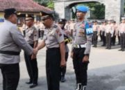 Kapolres Rembang Pimpin Upacara Kenaikan Pangkat Pengabdian