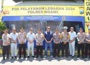 Kapolres Ngawi Cek Terminal Bus, Pastikan Kelayakan Angkutan Lebaran