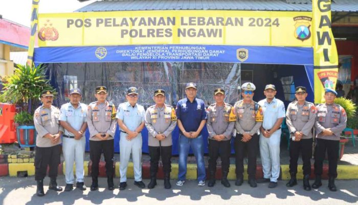 Kapolres Ngawi Cek Terminal Bus, Pastikan Kelayakan Angkutan Lebaran