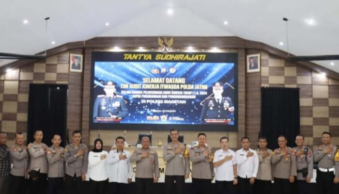Polres Magetan Jalani Audit Kinerja Itwasda Polda Jatim
