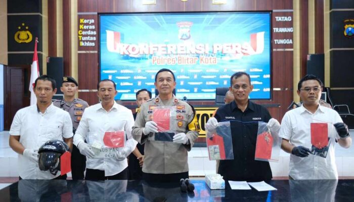 Polres Blitar Kota Bongkar Sindikat Curanmor, 2 Pelaku dan 3 Motor Diamankan