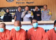 Polres Ngawi Ungkap Kasus Tipu Gelap Coklat Roka, 3 Residivis Diamankan