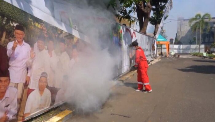 PPIH Embarkasi Surabaya Rutin Lakukan Fogging