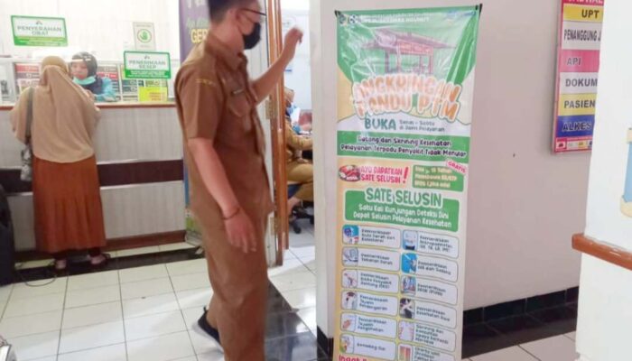 Puskesmas Ngunut Adakan Inovasi Pandu PTM Angkringan Sate Selusin
