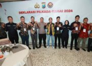 Jelang Pilkada 2024, Netizen dan Polda Jatim Gelar Deklarasi