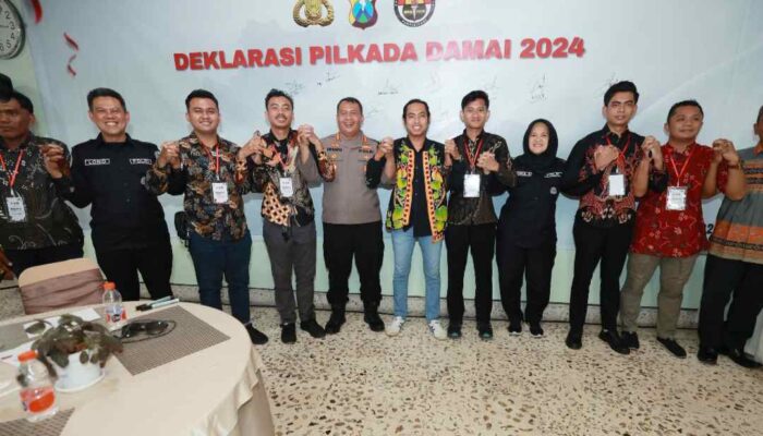 Jelang Pilkada 2024, Netizen dan Polda Jatim Gelar Deklarasi