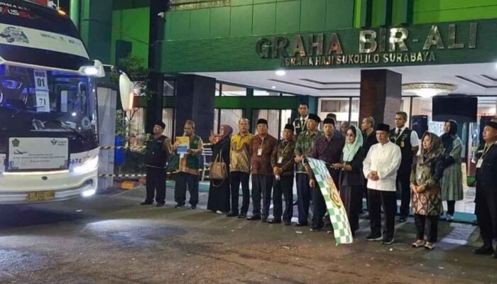 JCH Kloter 71 Dilepas Kakanwil Kemenag Bali di Embarkasi Surabaya
