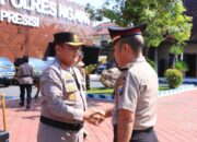 Anggota Polsek Ngrambe Raih Reward Kenaikan Pangkat