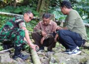 Dandim 0804 Magetan dan Tim Satgas Pangan Tinjau Pipanisasi di Desa