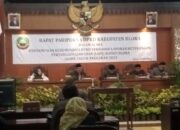 Rapat Paripurna Penyampaian LKPJ Bupati Blora TA 2023