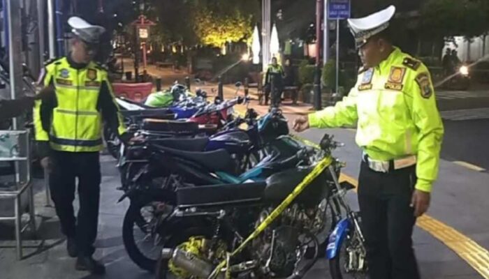 Razia Cegah BaLi, Satlantas Ngawi Amankan 13 Motor