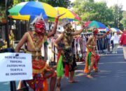 Mas Hakim Sosialisasi di Arena CFD Jombang, Demam Wayang Topeng Jati Duwur