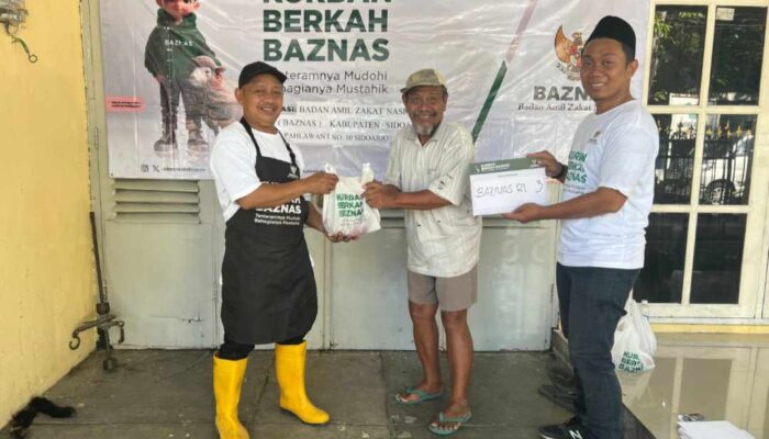 Baznas Sidoarjo Sembelih 50 Ekor Kambing Bantu Stunting