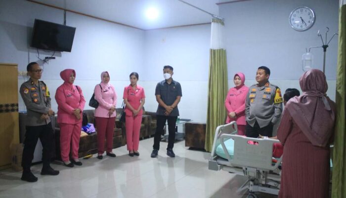 Dokkes Polres Ngawi Laksanakan Hospital Visit