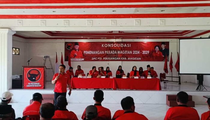 DPC PDIP Magetan Konsolidasi Pemenangan Pilkada 2024