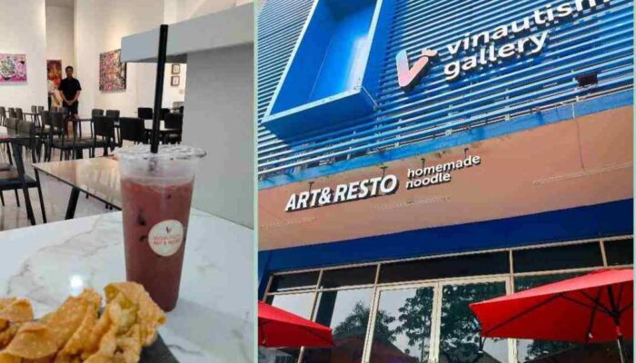 Vinautism Gallery Art and Resto Homemade Noodle Nikmati Sajian & Melihat Pameran Lukisan