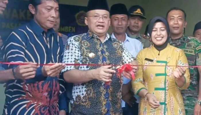 Paguyuban Pasar Omben Swadaya Bangun 13 Kios dan Musala
