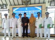 Pengukuhan 202 Kades Magetan Terima SK Perpanjangan Jadi 8 Tahun