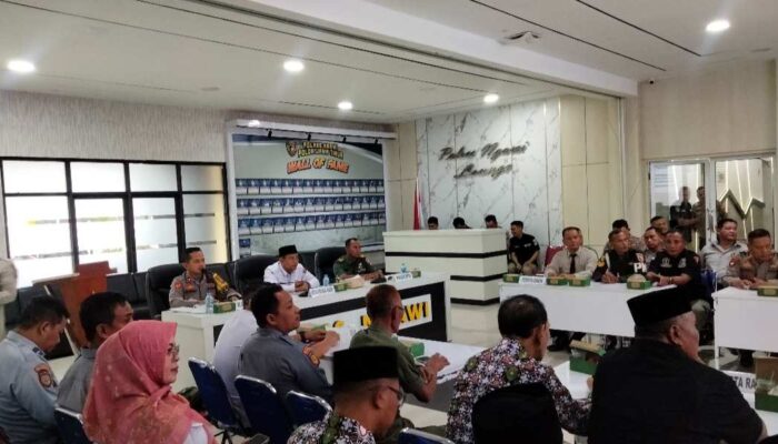 Pastikan Giat PSHT Aman, Polres Ngawi Gelar Rakor Antar Instansi