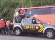 Rem Blong Bus di Plaosan Magetan Sender ke Tebing