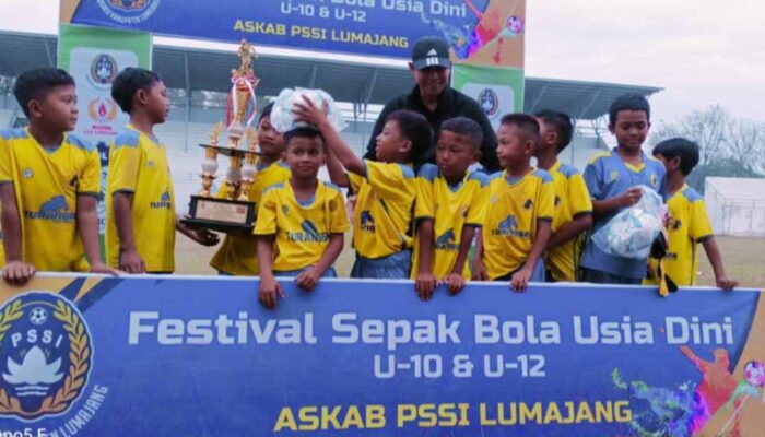 Turangga FC Juara II Festival Sepak Bola Usia Dini Askab PSSI Lumajang