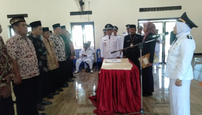 Kades dan BPD se Magetan Dikukuhkan Masa Jabatan Tambah 2 Tahun