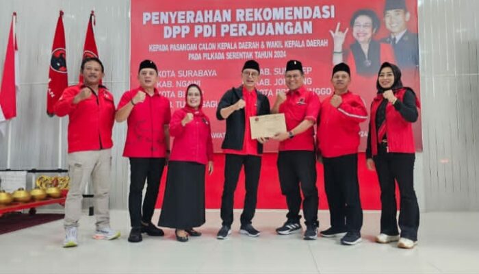 Sujatno dan Krisdayanti Dapat Surat Tugas DPP PDIP Untuk Pilkada 2024