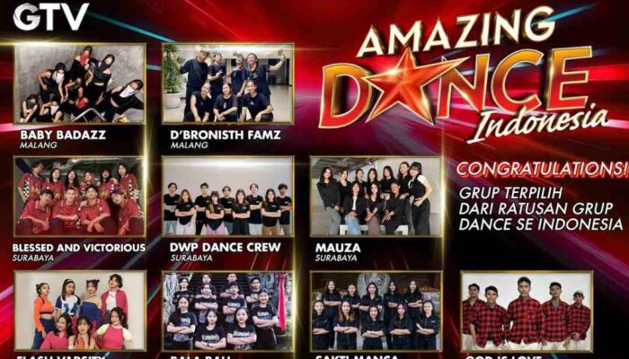 Congratulation ! 9 dari 35 Grup Ini Terpilih Lolos Audisi Amazing Dance Indonesia