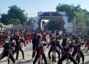 Aksi Flashmob Ratusan Penari Kelono di Ki Purwa Heritage Festival Gugah Penari Jombang