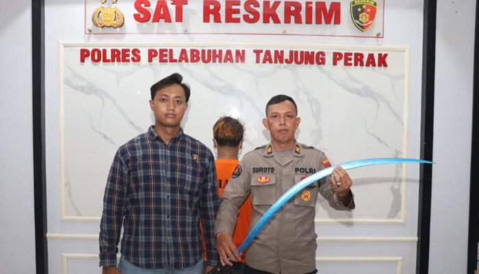 Polres Tanjung Perak Amankan Ketua Gangster Durian Runtuh 23