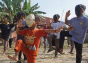 Flashmob Topeng Picu Kreativitas Anak-anak Manfaatkan Hari Libur