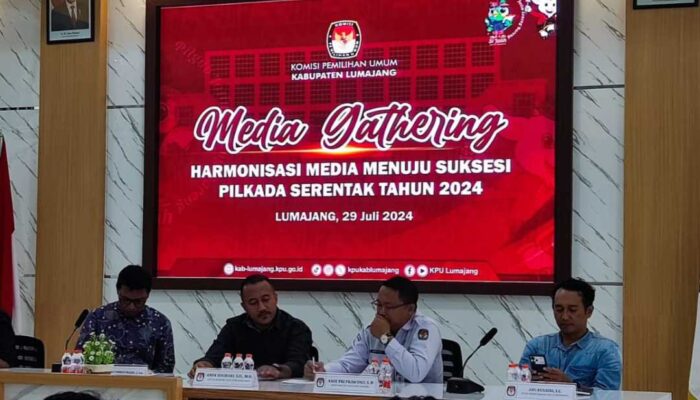 KPU Lumajang Gelar Media Gathering untuk Suksesi Pilkada Serentak 2024