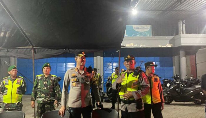 Kapolres Magetan Patroli di Acara Pengesahan Warga Baru PSHT