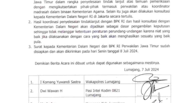 Dihujat dan Demo Batal, Ketua KKM Lumajang Mundur