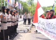 Aksi Koalisi Mahasiswa Ngawi Dukung Putusan MK Berjalan Damai