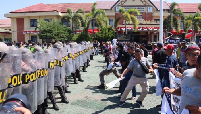 Gelar Simulasi Sispamkota, Polres Magetan Siap Amankan Pilkada 2024