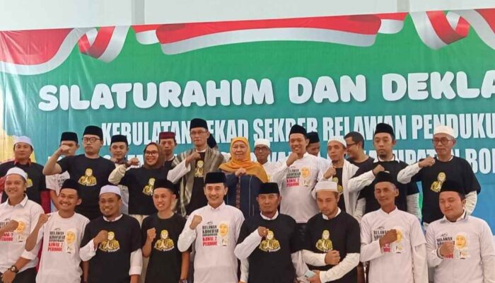 24 Komunitas di Bondowoso Deklarasi Menangkan Khofifah di Pilgub Jatim