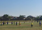 Junio Football Club Jamu Turangga Football Club di Laga Persahabatan