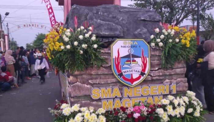 SMAN 1 Magetan Usung Situs Nganten di Karnaval HUT RI, Ini Misinya