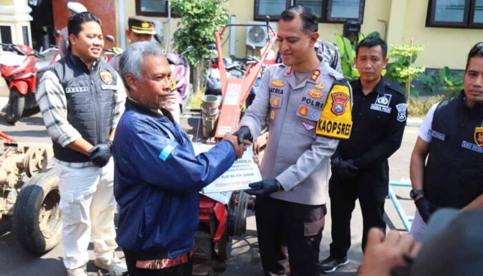 Kapolres Magetan Kembalikan Barbuk Hasil Ungkap Kejahatan ke Korban