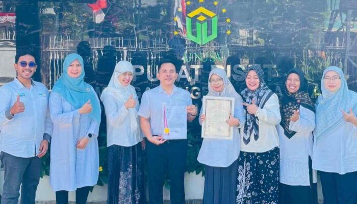 Dua Inovasi Kesehatan Tim Dosen Unusa Raih Sertifikat Paten