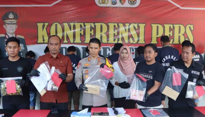 Polres Tuban Bekuk 12 Tersangka Pemeras Pengusaha Tambang