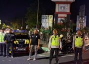 85 Polisi Ngawi Sekat Jalur Perbatasan Jateng-Jatim di Acara IKS PI