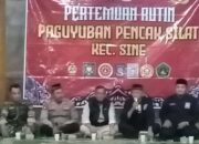 Perguruan Silat di Sine Adakan Pertemuan Rutin Jelang Pilkada Ngawi