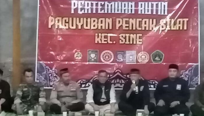 Perguruan Silat di Sine Adakan Pertemuan Rutin Jelang Pilkada Ngawi