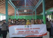 Polwan Goes to School Bawa Pesan Positif ke Sekolah