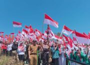 Ribuan Merah Putih Berkibar di Kawah Wurung, Pj Bupati: Bukti Cinta NKRI
