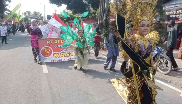 Ratu Shima Tampil Cantik di Karnaval Budaya Desa Cangkring Jember